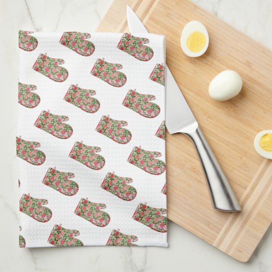 Oven Mitts Geschirrtuch (Viertel Falte)