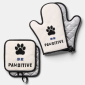 Oven Mitts & Pot Holders Set (Vorderseite/Rückseite)