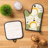 Oven Mitts & Pot Holders Set (Oben Unten)