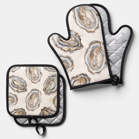 Oven Oven Mitts Pot Holdings Ofenhandschuh & Topflappen-Set (Vorderseite/Rückseite)