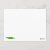 Oven Temperatureinstellungskarte Postkarte (Rückseite)