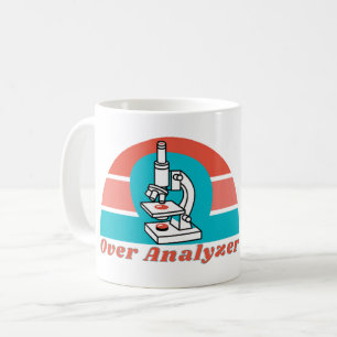 Over Analyzer - Microscopic Labrador Tech Kaffeetasse