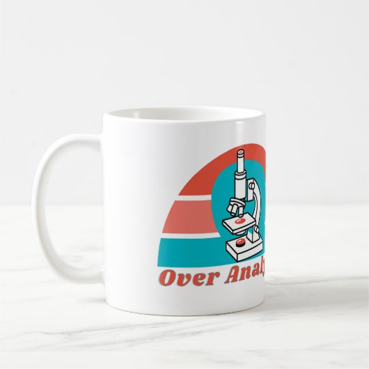 Over Analyzer - Microscopic Labrador Tech Kaffeetasse (Links)