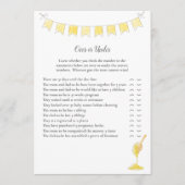 Over and Under Game Girl Teddy Bear and Honey Card Programm (Vorderseite)