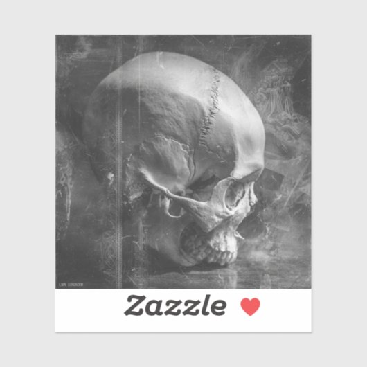 Over Bite — Gothic Fine Art  Aufkleber (Blatt)