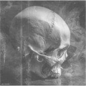 Over Bite — Gothic Fine Art  Aufkleber (Vorderseite)