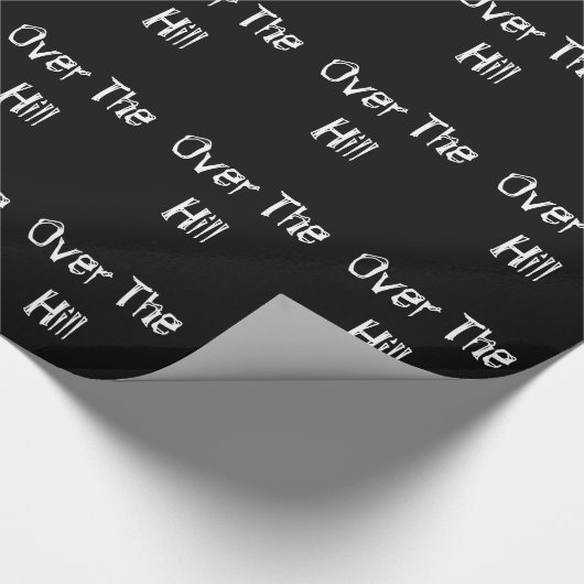 "Over Hill" glänzendes Wrapping Paper Geschenkpapier (Ecke)