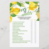 Over oder Under Game - Lemon (Vorderseite)