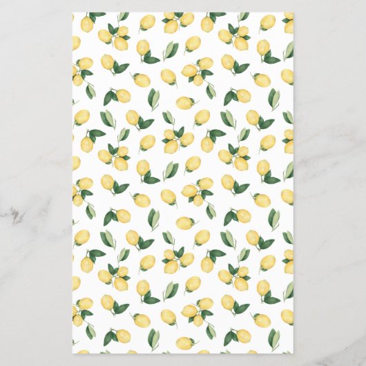 Over oder Under Lemons Brautparty Game Card Flyer (Hinten)