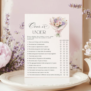 Over oder Under Off-Market-Brautparty