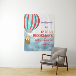 Over the Clouds, a Little Miracle is on the Way Wandteppich