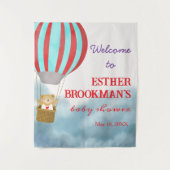 Over the Clouds, a Little Miracle is on the Way Wandteppich (Vorderseite)