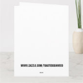 OVER THE HILL FUNNY FOR HIM BIRTHDAY Retro Cards Karte (Rückseite)