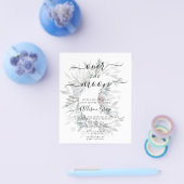Over the Moon Baby Shower Budget Flyer (Einzeln)