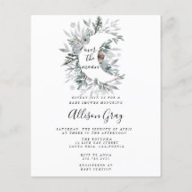 Over the Moon Baby Shower Budget Flyer