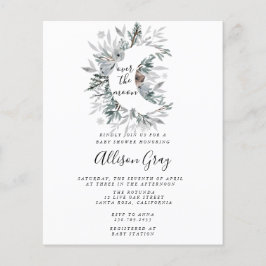 Over the Moon Baby Shower Budget Flyer