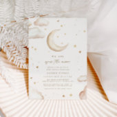 Over the Moon Baby Shower Invitation Einladung