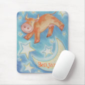 Over the Moon 'Name' mousepad (Mit Mouse)