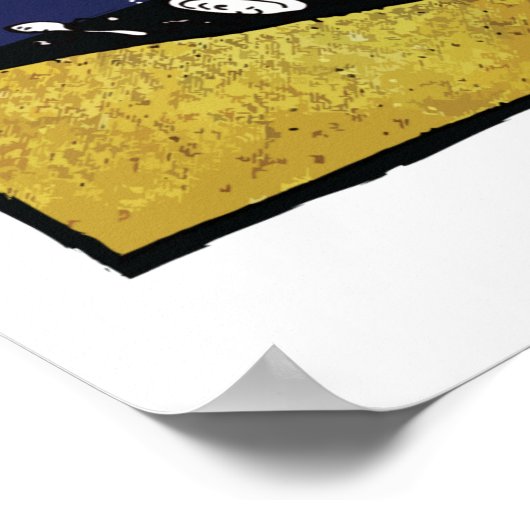 "Over the Moon"-Sternbild Poster (Ecke)