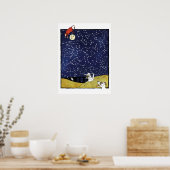 "Over the Moon"-Sternbild Poster (Küche)