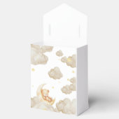 Over The Moon Teddy Bear  Stars Baby Shower Geschenkschachtel (Geöffnet)