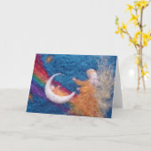 Over the Rainbow Bridge Karte (Gelbe Blume)