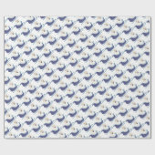 OVER THE RIVER Cream Chow Geschenkpapier (Flach)
