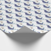 OVER THE RIVER Cream Chow Geschenkpapier (Ecke)