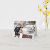 Over the River for the Holidays Karte (Gelbe Blume)