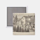 Overacker, Emerson Residenzen Magnet (Vorderseite/Rückseite)