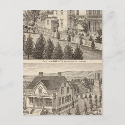 Overacker, Emerson Residenzen Postkarte (Vorderseite)