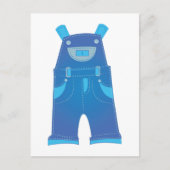 Overalls Postkarte (Vorderseite)
