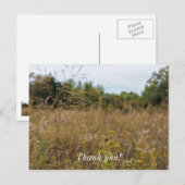 Overared Prairie Postkarte (Vorne/Hinten)