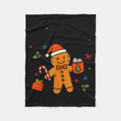 Overbaked &amp; Over It Christmas Cookies Gingerbr Fleecedecke (Vorderseite)