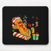 Overbaked And Over It Gingerbread Christmas Baking Mousepad (Vorne)