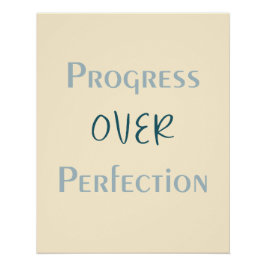 Overcome Perfectionism Through Purposeful Actions Poster
