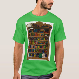 overcrowded book case Classic TShirt