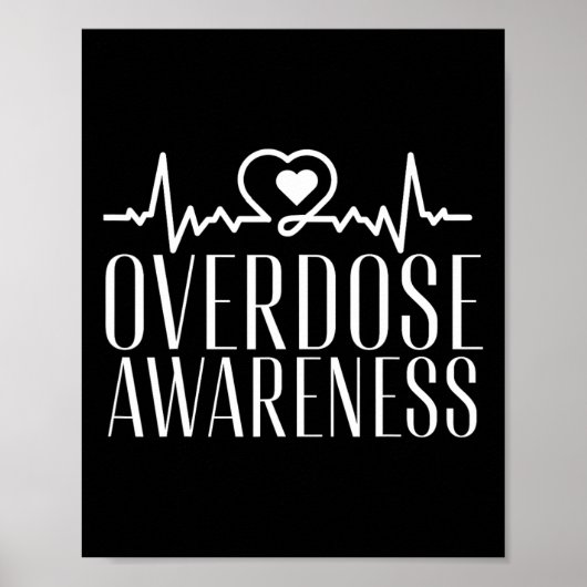 Overdose Awareness Purple  Poster (Vorne)