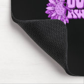 Overdose Awareness Purple Ribbon Drug Addiction 32 Mousepad (Ecke)