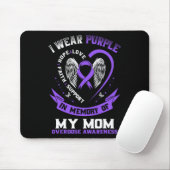 Overdose Awareness Shirt In Memory Of Mom Purple R Mousepad (Mit Mouse)