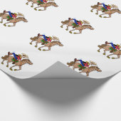 Overeager Cowboy Geschenkpapier (Ecke)