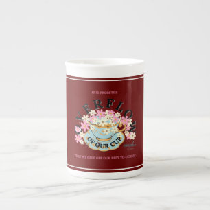 OVERFLOW Bone China Mug by Adiela Akoo Porzellantasse