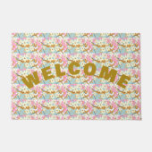 OVERFLOW Floral Door Mat - Adiela Akoo Fußmatte (Vorderseite)