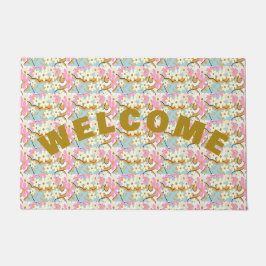 OVERFLOW Floral Door Mat - Adiela Akoo Fußmatte