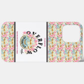 OVERFLOW Floral iPhone Case von Poet Adiela Akoo (Rückseite (Horizontal))