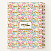 OVERFLOW Floral Spiral Notebook von Adiela Akoo Notizblock (Rückseite)