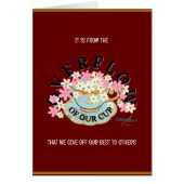 OVERFLOW Greeting Card - Adiela Akoo (Vorne)