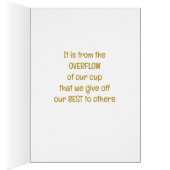 OVERFLOW Greeting Card - Adiela Akoo (Innen (Rechts))