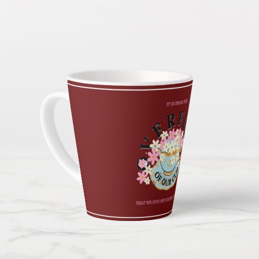 OVERFLOW Latte Mug by Adiela Akoo Milchtasse (Linke Ecke)