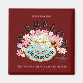 OVERFLOW Magnet by Adiela Akoo (Vorne)